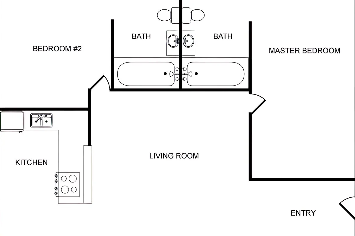 2 Bed · 2 Bath